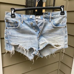 Agolde denim shorts